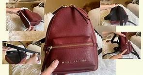 Marc Jacobs Backpack Pebbled Leather/Review