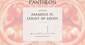 Amadeus IV, Count of Savoy Biography - Italian noble (1197–1253)