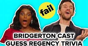 The Cast of Bridgerton Guess Regency Trivia