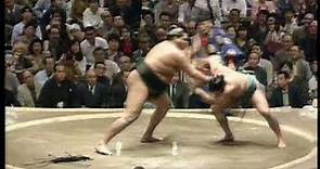 Akebono vs. Terao : Natsu 1992 (曙 対 寺尾)
