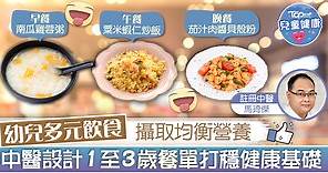 【兒童飲食】幼兒多元飲食攝取均衡營養　中醫設計1至3歲餐單打穩健康基礎 - 香港經濟日報 - TOPick - 親子 - 兒童健康