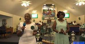Minister Constance Grant preach at Greater Love Baptist Church at the 2023 Woman's Day, on 8/27/2023