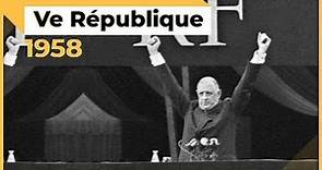 4 octobre 1958 : 60e anniversaire de la Constitution de la Ve République