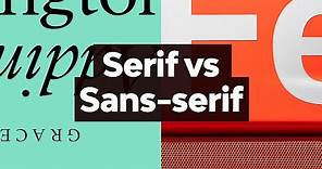 Serif vs. Sans Serif Fonts
