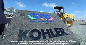 Diego Sinhue. Bienvenida a la empresa Kohler a San Luis de la Paz