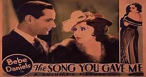 The Song You Gave Me (1934) ★