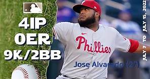José Alvarado 100 mph reliever | July 7 ~ 15, 2022 | MLB highlights