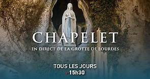 Le Chapelet depuis la Grotte de Lourdes - 15/01/2024