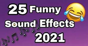 25 funny sound effects 2021 no copyright | background effects | comedy sound | funny traps