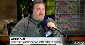 Comedian Artie Lange Hospitalized for 'Diabetic Shock'