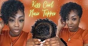 How to blend a Crochet Hair Topper | Kiss Curl Spiral Curl