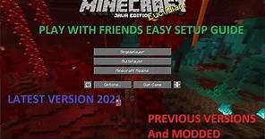 How To Play Minecraft With Friends (LAN/Multiplayer) [All PC Versions]