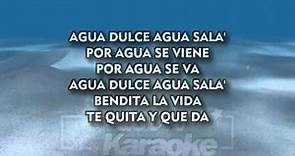 Julio Iglesias Agua Dulce, Agua Salá Karaoke MM