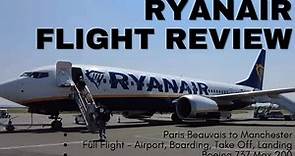 Ryanair | Paris Beauvais - Manchester | Full Flight (Boarding, Take Off, Landing) | 737 Max 200 | 4K