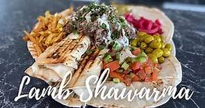 Homemade Lamb Shawarma / شاورما لحم