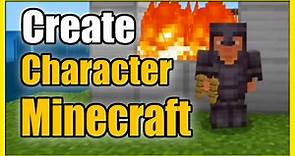 How to Create & Customize Character in Minecraft (Bedrock Edition)