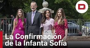 La Infanta Sofía recibe la Confirmación arropada por su familia