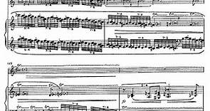 Edison Denisov - Sonata for Clarinet and Piano (1993) [Score-Video]