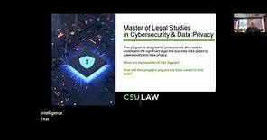 Learning the Law to Advance Your Cybersecurity Career | CSU School of Law