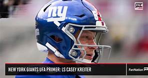 New York Giants UFA Primer LS Casey Kreiter