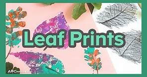 Art Activity for Kids: Leaf Prints by ABCmouse.com