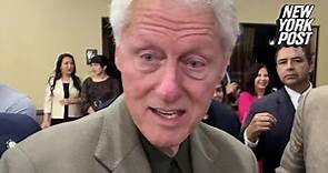 Video of Bill Clinton getting interrogated over his Jeffrey Epstein ties goes viral | New York Post