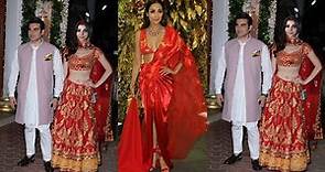 Malaika Arora's grand Entry at Arbaaz Khan's grand Wedding Receptions with Sshura Khan, Salman Khan