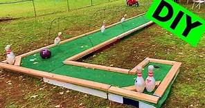 How to Build A Mini Golf Course in your BackYard!!