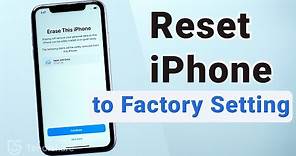 How to Reset iPhone to Factory Setting without iTunes/Computer 2023