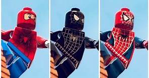 All SPIDER-MAN RAIMI Suits in LEGO Marvel Super Heroes Cutscene