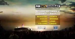 FOX NFL SUNDAY Returns September 9: Redskins v Saints | 49ers vs Packers