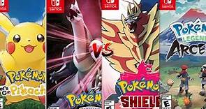 All 4 Switch Pokemon Games Ranked!
