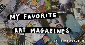 My favorite art magazines // review and flip through