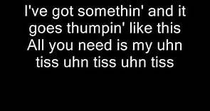 Bloodhound Gang - Uhn tiss Uhn tiss Uhn tiss (with lyrics)