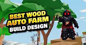 Best Wood Auto Farm Build Design in Roblox Islands