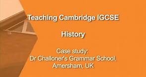 Dr Challoner%27s Grammar School%2C UK- Cambridge IGCSE History