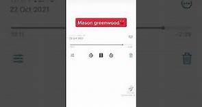 Mason Greenwood leaked Audio of his violent acts on Girlfriend😱😰💔