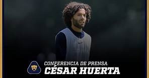 Conferencia de prensa con César Huerta