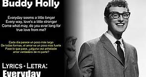 Buddy Holly - Everyday (Lyrics Spanish-English) (Español-Inglés)