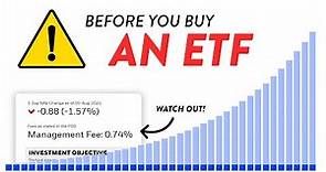 5 Things To Know Before Buying An ETF | Stock Market for Beginners