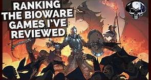 Ranking The 12 BioWare Games I've Reviewed