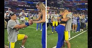 Rams Safety Taylor Rapp Proposes To GF On Field After Winning Super Bowl