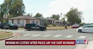 Woman shoots husband, says she hopes he dies