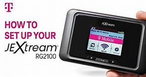 JEXtream® RG2100 5G Mobile Hotspot Unboxing and Setup | T-Mobile