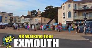Exmouth - Devon UK - 4K Walking Tour