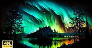 Watch The Aurora Borealis & The Northern Lights in 4K Video Ultra HD with Relaxing Music