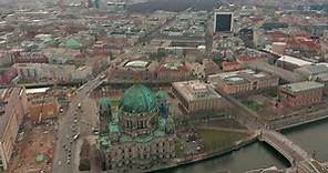 Vista aérea de la catedral de Berlín