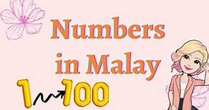 ✨ Numbers in Malay 1 to 100 (learn malay language)
