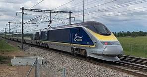 High speed trains : Eurostar, TGV, InOui, OUIGO in France