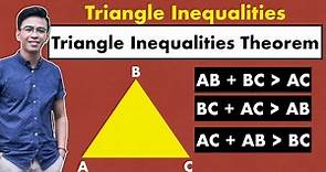Triangle Inequality Theorem - Triangle Inequalities by @MathTeacherGon